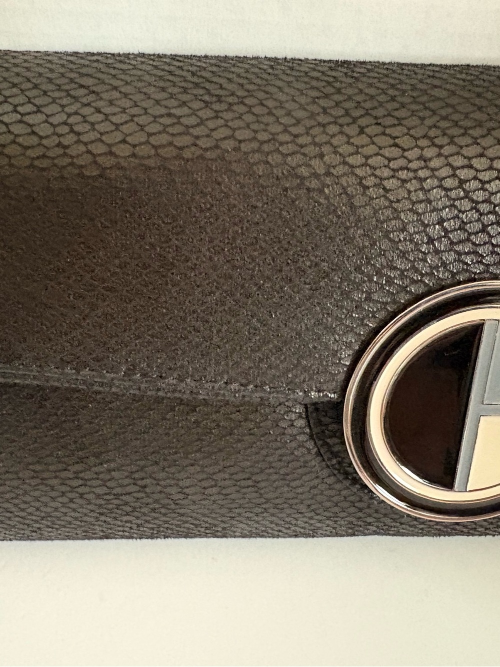 White House Black Market Black Chain Strap Black Purse/Clutch - Picture 5 of 12